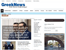 Tablet Screenshot of greeknewsonline.com